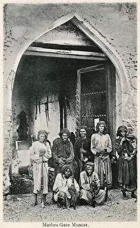 Muscat: Muscat, Oman - Tribesmen at the Mathra Gate