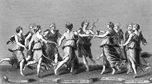 Terpsichore: muses, goddesses of literature and arts, scene