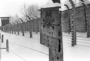 Barbed: Museum of Auschwitz concentration camp, 1966