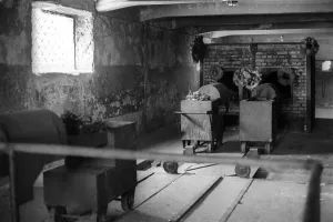 Furnaces: Museum of Auschwitz concentration camp, 1966