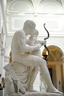 Archer: Museum of Fine Arts. Interior. Budapest