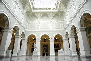 Arcade: Museum of Fine Arts. Interior. Budapest