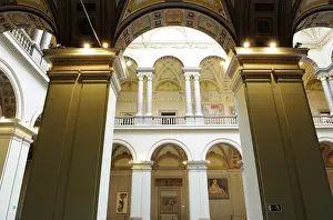 Arcade: Museum of Fine Arts. Interior. Budapest