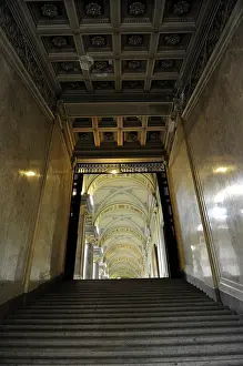 Stair: Museum of Fine Arts. Interior. Budapest