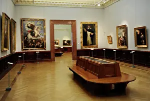 Budapest: Museum of Fine Arts. Interior. Budapest