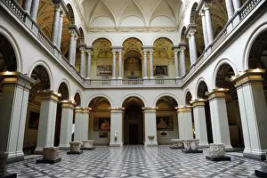 Arcade: Museum of Fine Arts. Interior. Budapest