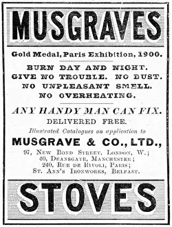 Musgrave: Musgraves Stoves advert