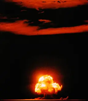 Mushroom cloud of the Trinity test, the ?