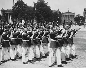 Trumpeters: Music corps in Berlin, 1913