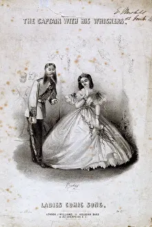 Crinoline: Music cover, The Captain with His Whiskers