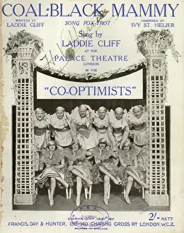 Helier: Music cover, Coal-Black Mammy from Co-Optimists