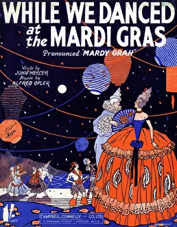 Crinoline: Music cover, While We Danced at the Mardi Gras