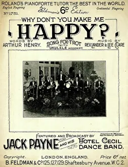Clare: Music cover, Why Don't You Make Me Happy?