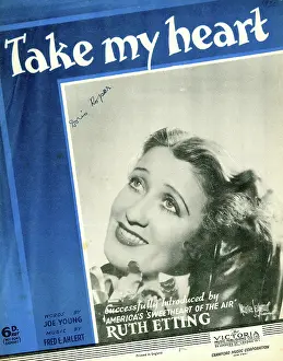 Sixpence: Music cover, Take My Heart, Ruth Etting