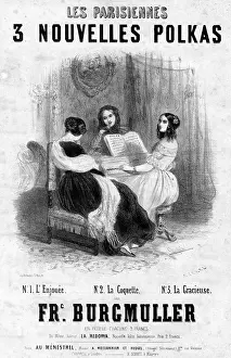 Coquette: Music cover, Les Parisiennes, Three New Polkas