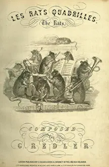 1843: Music cover, Les Rats Quadrilles, The Rats
