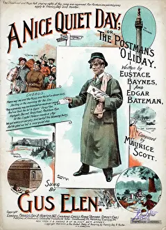 Lyrics: Music cover, A Nice Quiet Day or The Postman's oliday
