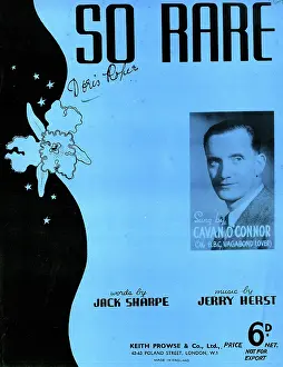 Oconnor: Music cover, So Rare, Cavan O'Connor