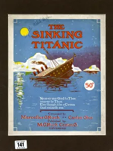 Henry Aldridge & Son Ltd.: Music cover, The Sinking Titanic