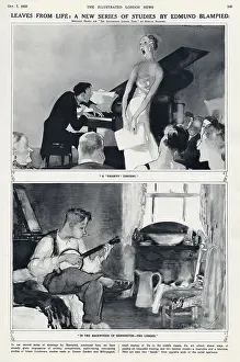 Edmund Blampied (iln): Music of different classes, studies by Edmund Blampied
