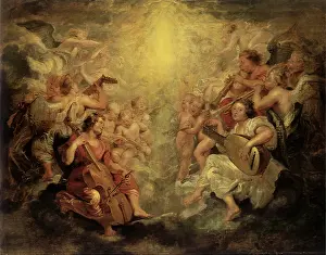 Cupids: Music-Making Angels, by Rubens