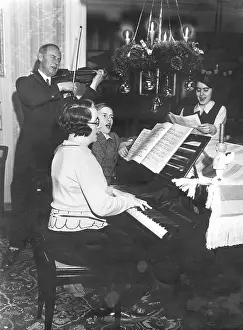 Advent: Music-making in the home, 1931