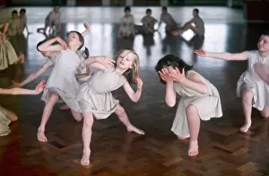 Flooring: Music and movement class at a Leicestershire school