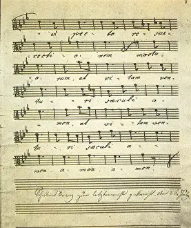 Amen: Music Score
