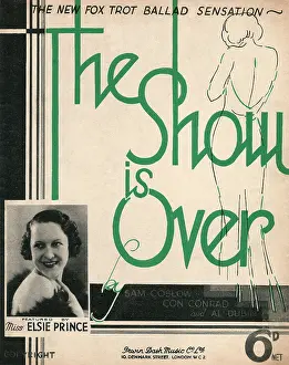 Elsie: The show is over - Music Sheet Cover