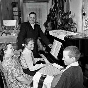 Classes: Music students performing at home