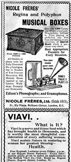 Phonograph: Musical box by Nicoles Freres
