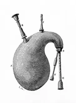 Bagpipe: Musical instruments: the bagpipe
