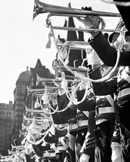 Bugles: Musical Instruments Marching Military Brass Band