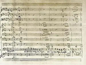 Transcription: Musical notation transcription of