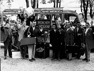Greger: Musician Max Greger with others after a show