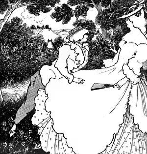Aubrey: The Three Musicians, Aubrey Beardsley illustration
