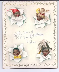 David Pearson: Four musicians on a Christmas card