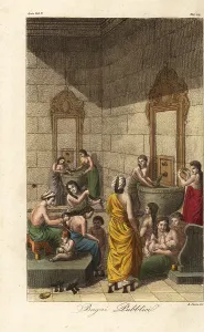 Bakr: Muslim women bathing in a public baths