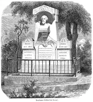 Cimetiere: DE MUSSET'S TOMB