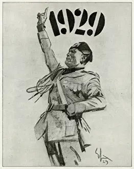 Rousing: MUSSOLINI/1929 POSTER