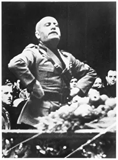 Speaks: MUSSOLINI