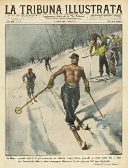 Strips: Mussolini Goes Skiing