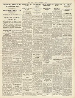 Brenner: Mussolini and Hitler meet for talks
