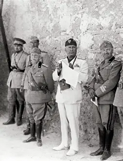 Balbo: Mussolini during a manoeuvre in sicily