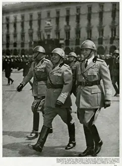 Badoglio: MUSSOLINI/ON PARADE 1940