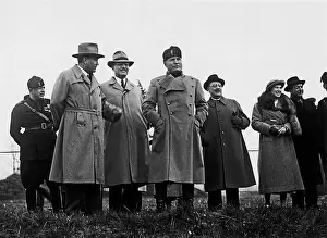 Gyula: Mussolini with Schuschnigg and Gombos