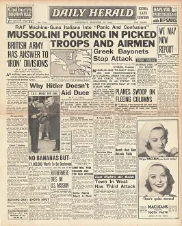 Rothermere: Mussolini sends re-enforcements to Albania