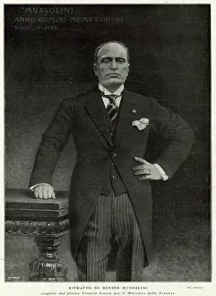 Pinstripe: MUSSOLINI/SMART SUIT