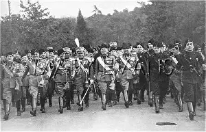 Heroically: MUSSOLINI STRIDES FORTH