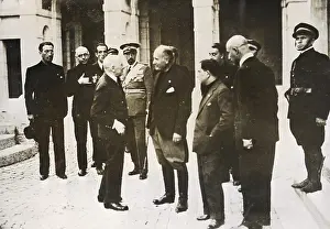 Annunzio: Mussolini visiting d'Annunzio